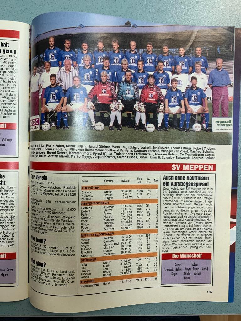 Спорт Бундеслига 95/96 7