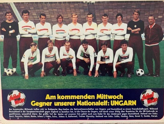 Венгрия отбор 1976