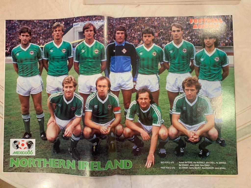 Сб северной Ирландии 1986- чемпионат мира 1986!