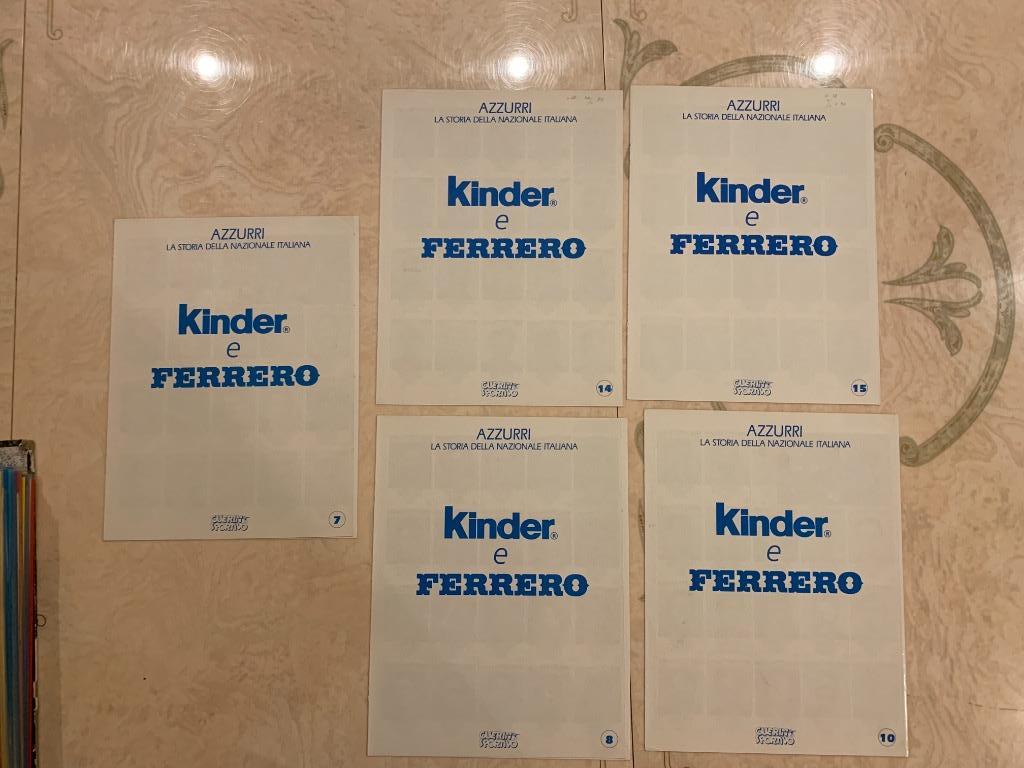 Ferrero 5 буклетов 1989/90 редкость