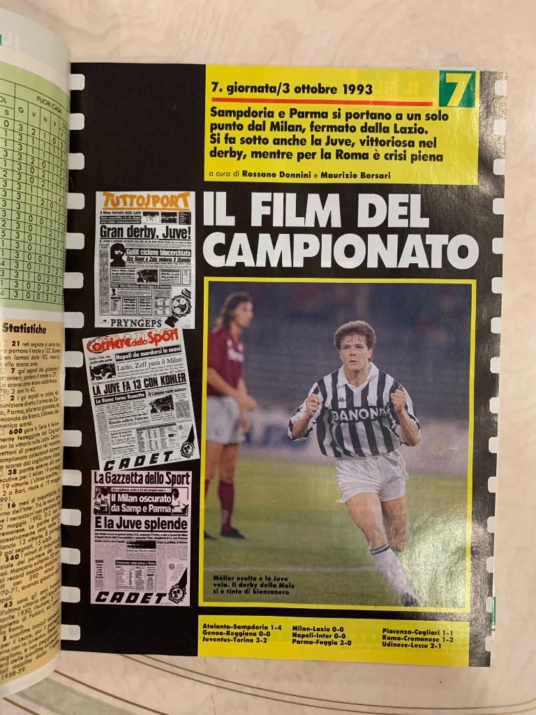 Чемпионат Италии 93/94 полный итог Guerin Sportivo 4