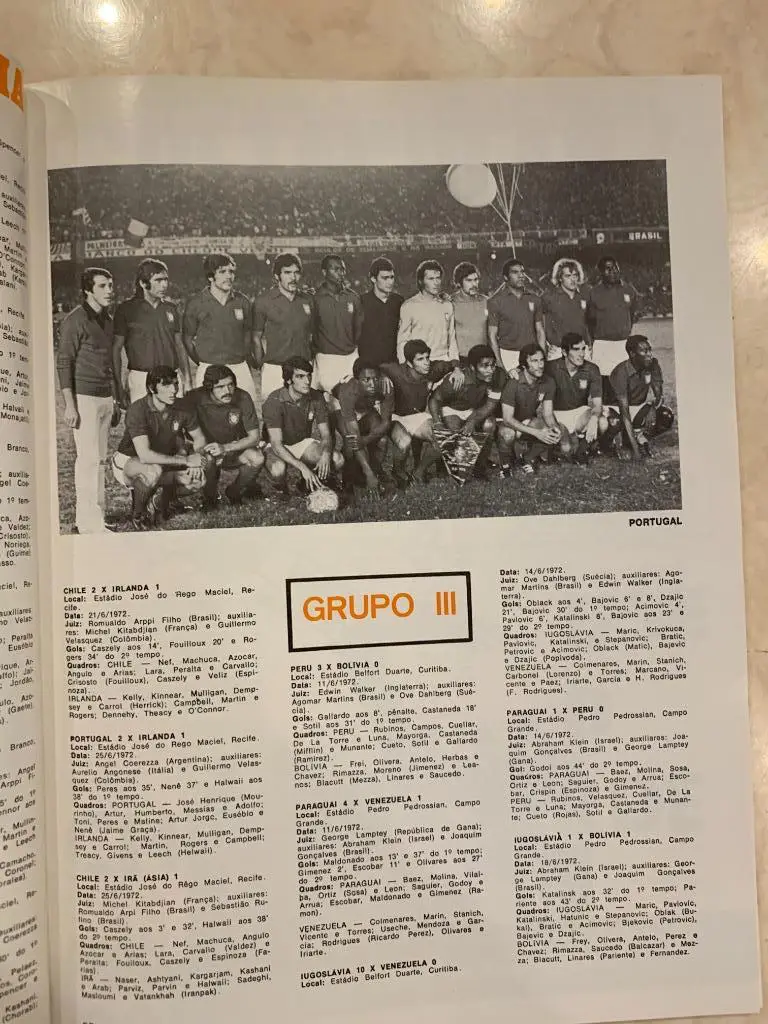 Кубок независимости Бразилия 1972 7