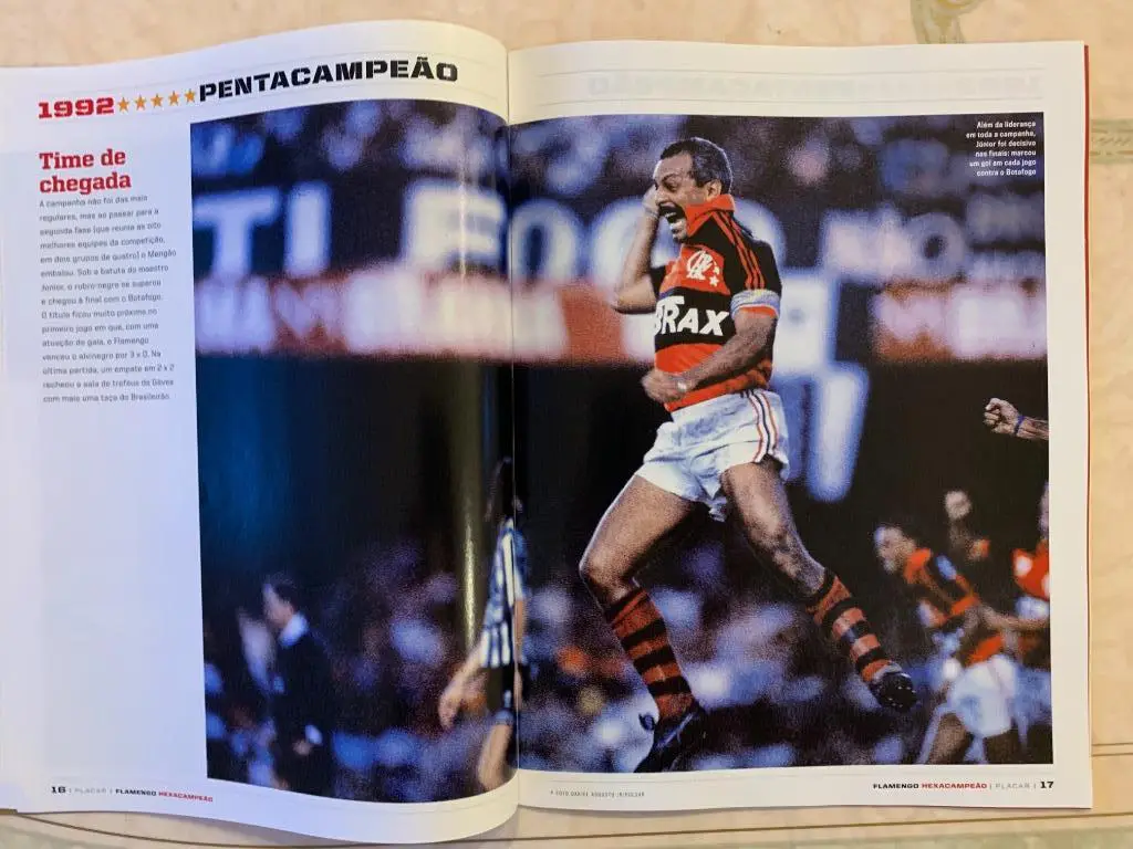 Placar-6 чемпионств Фламенго 2
