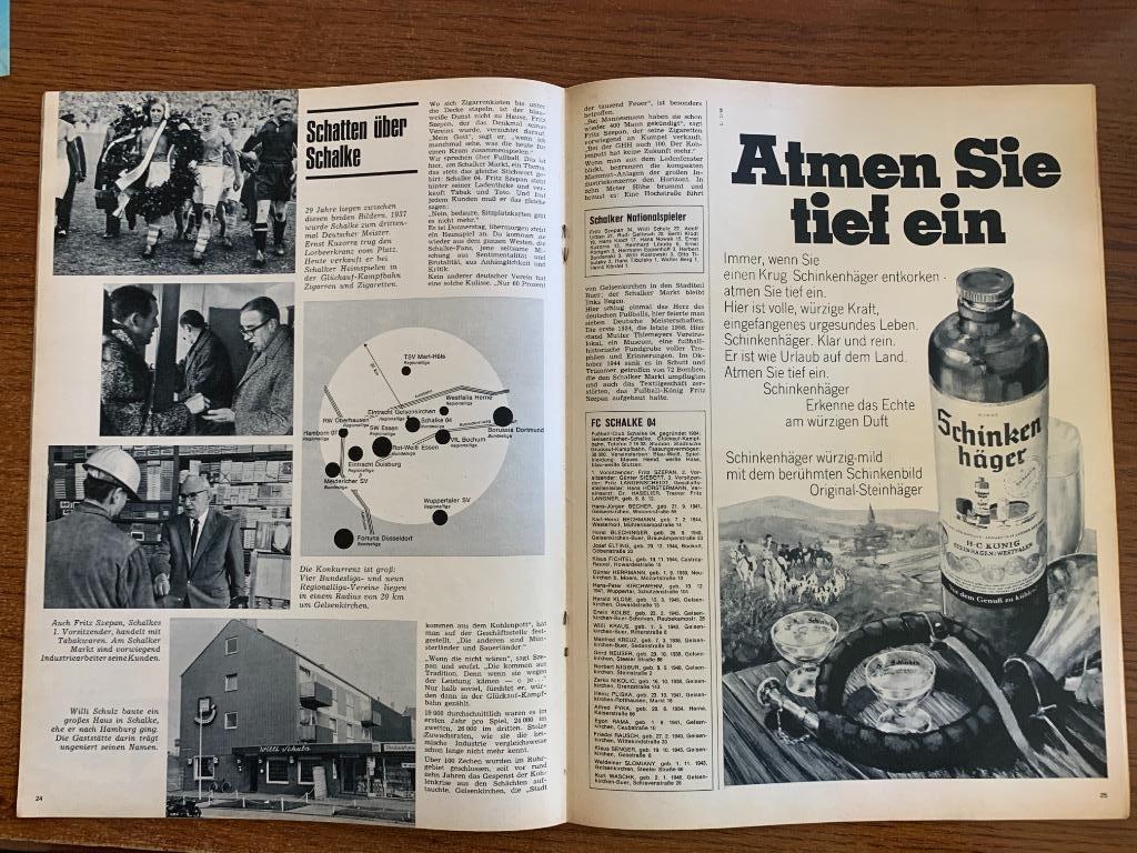 Sport illustrierte 1966- Шальке 04/Эйнтрахт 4
