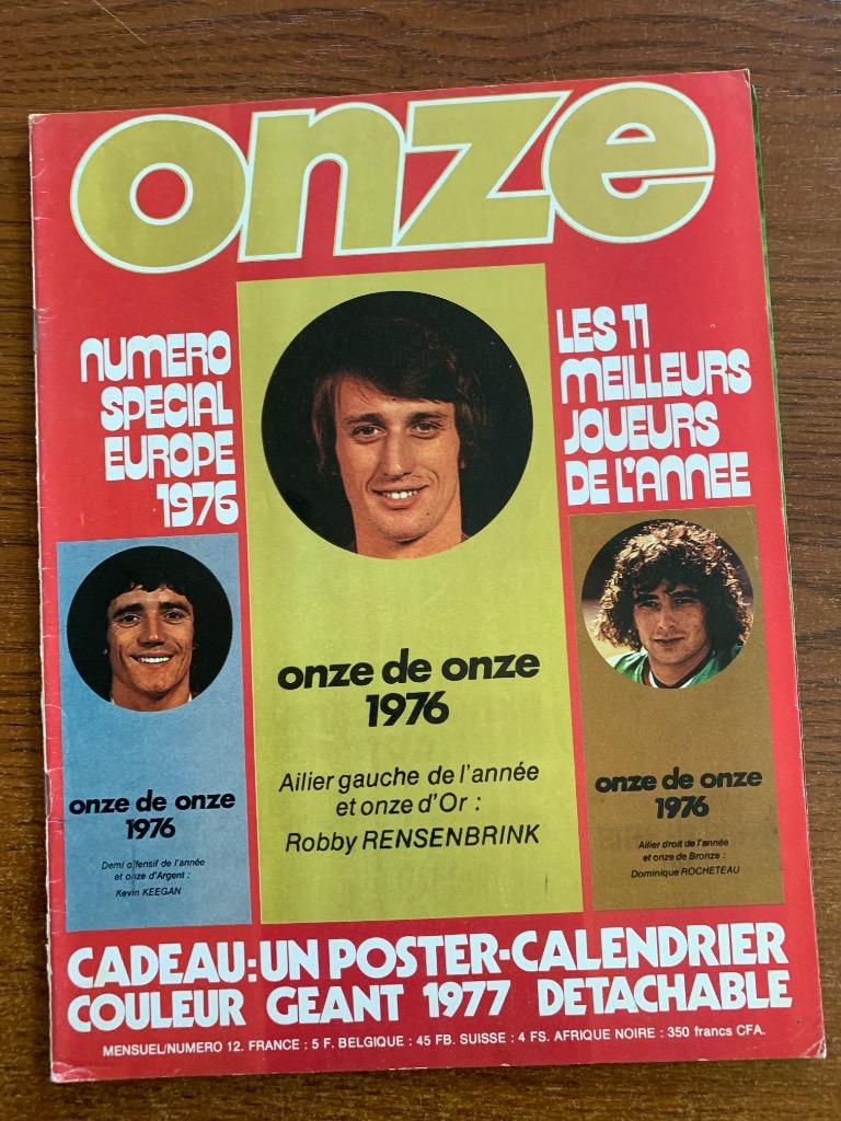 Onze специально к европейскому сезону 1976! Постер!!