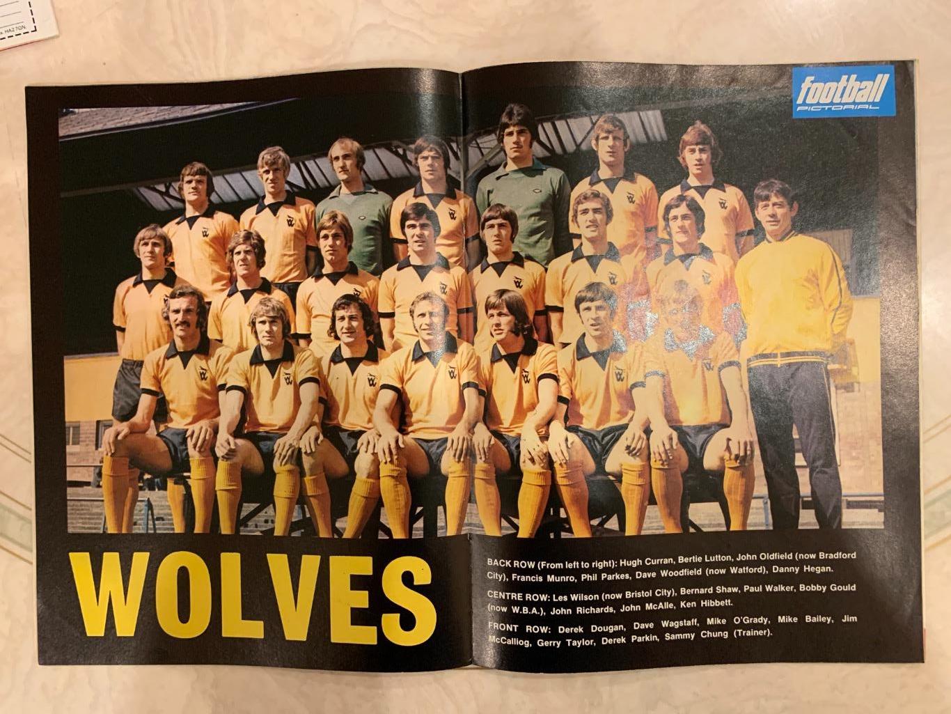 Football pictorial Wolves апрель 1972 3