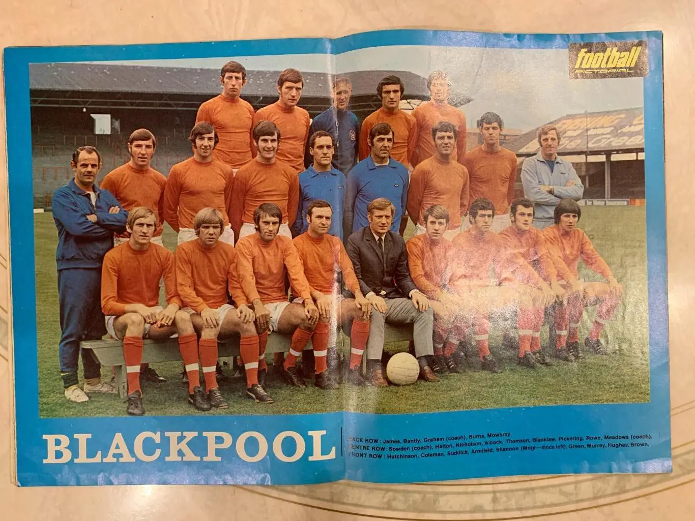 Football pictorial Blackpool январь 1971 5