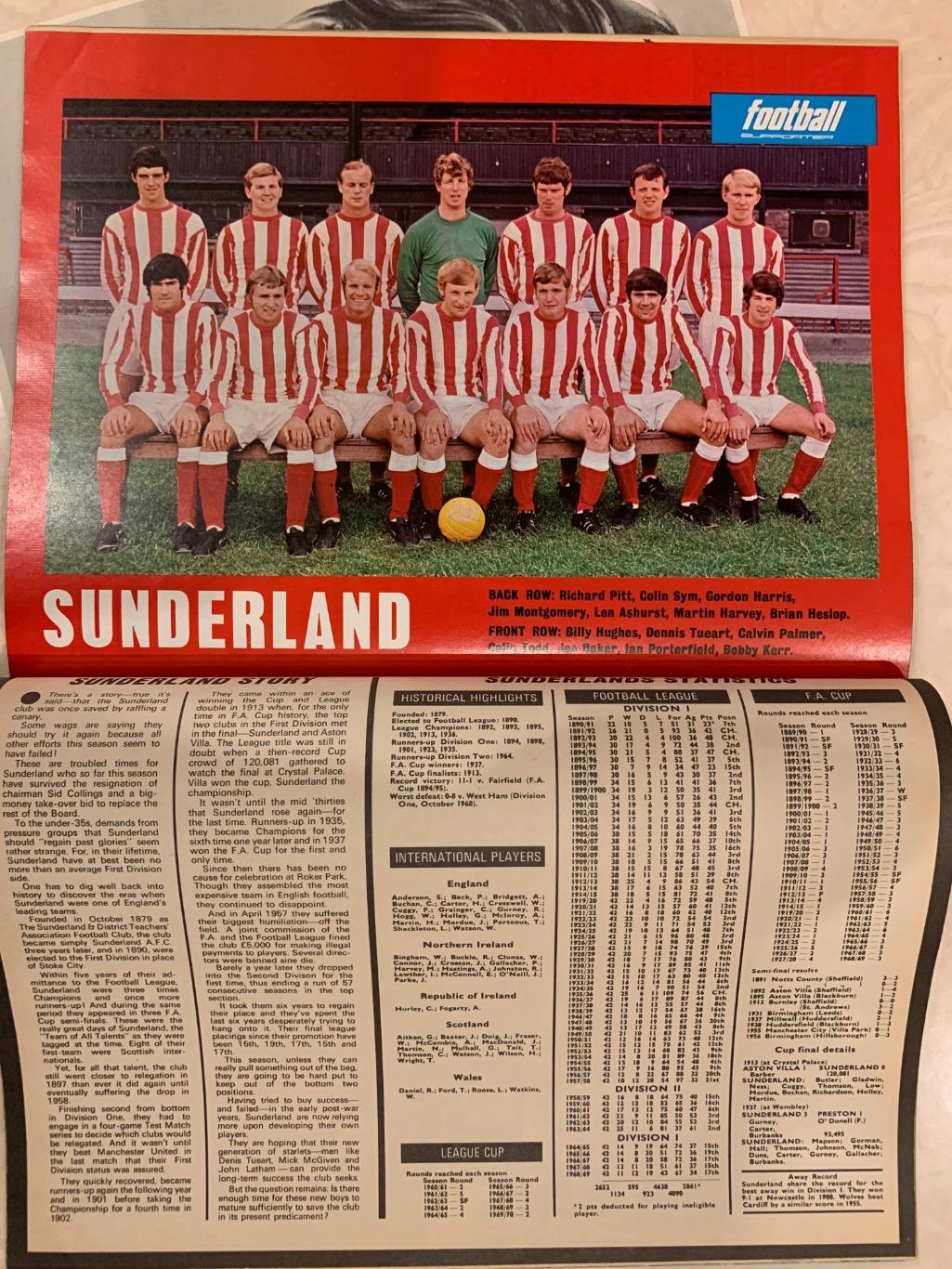 Football supporters Sunderland 1969 6