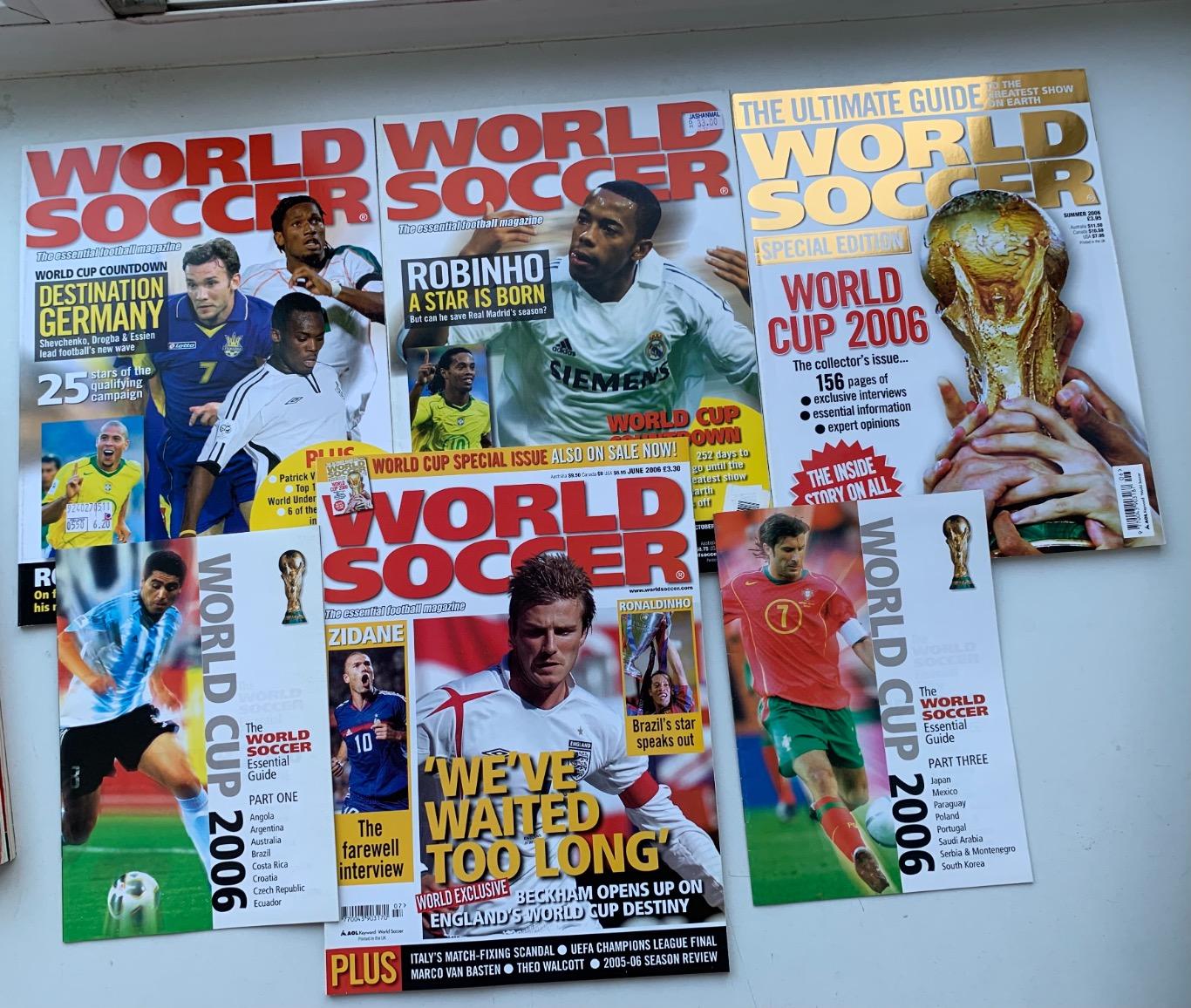 Чемпионат мира 2006 !лот из 30 журналов! 2