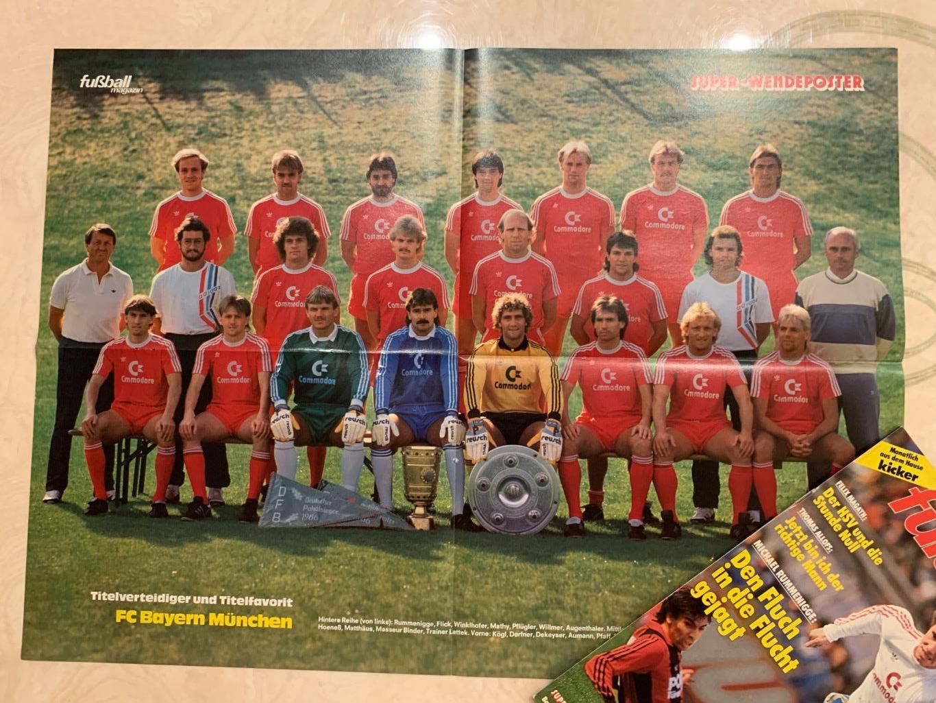 Kicker9/86- Бавария Мюнхен/братья Аллофс 1