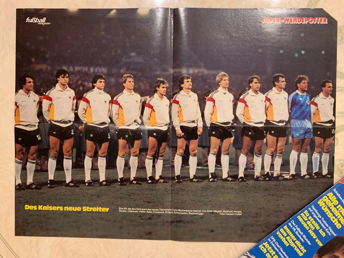 Kicker 3/1985-сборная Германии -/олаф тон