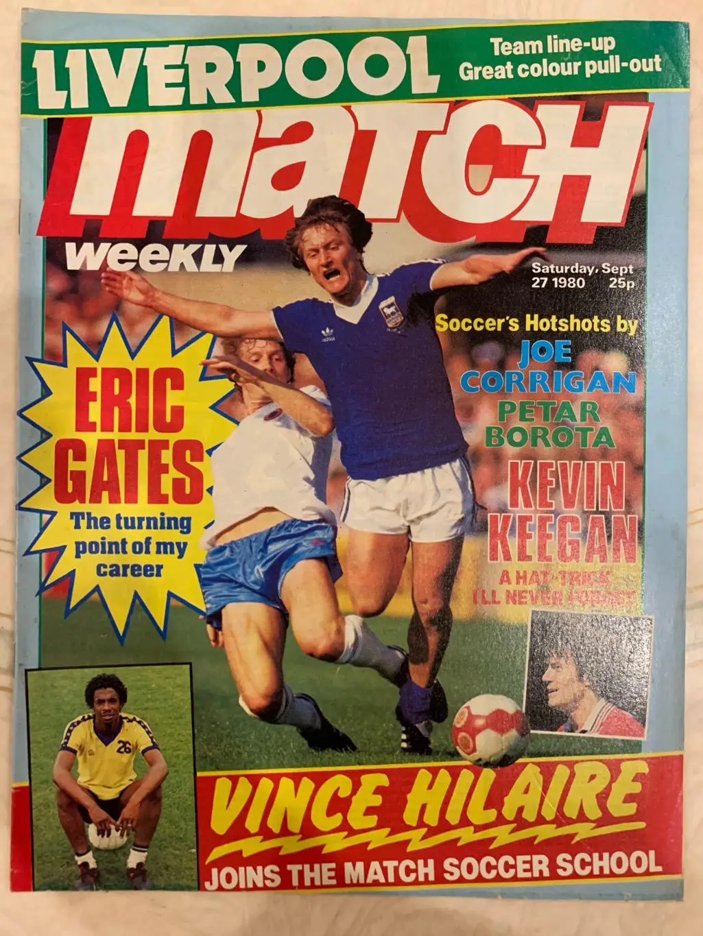 Матч 27/9-80-Англия чемпион Ливерпуль