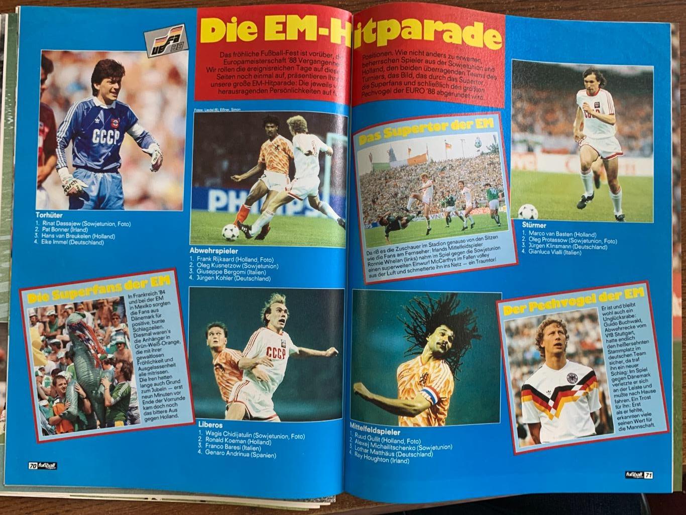 Чемпионат Европы 1988 кикер неполный 5
