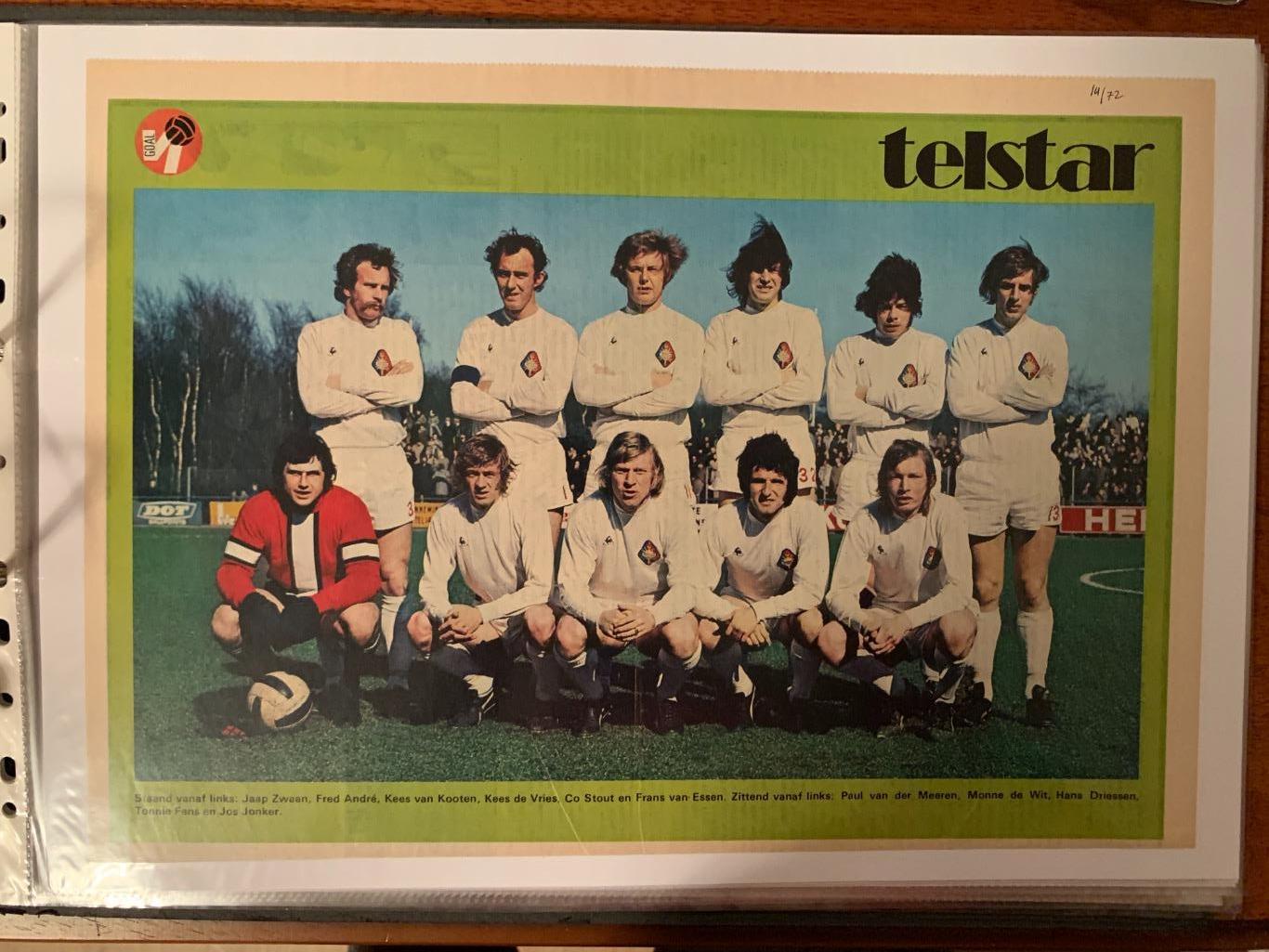 Чемпионат Голландии 71/72-72/73-30 клубов 2 4
