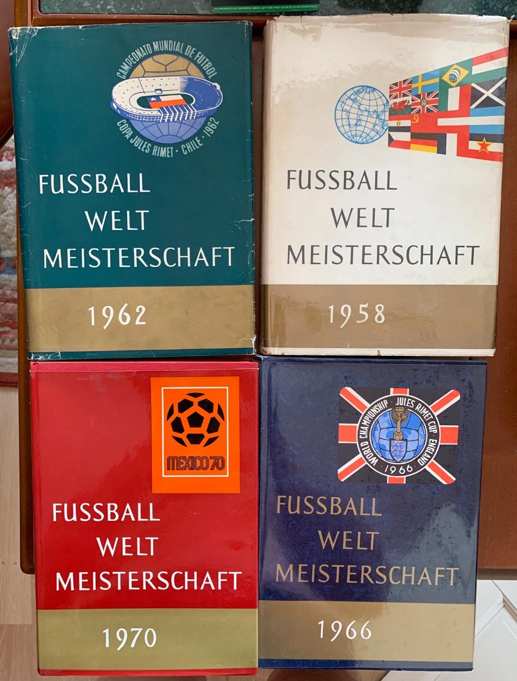 Коллекция книг Чемпионат мира Беккер 1958-62-66-70