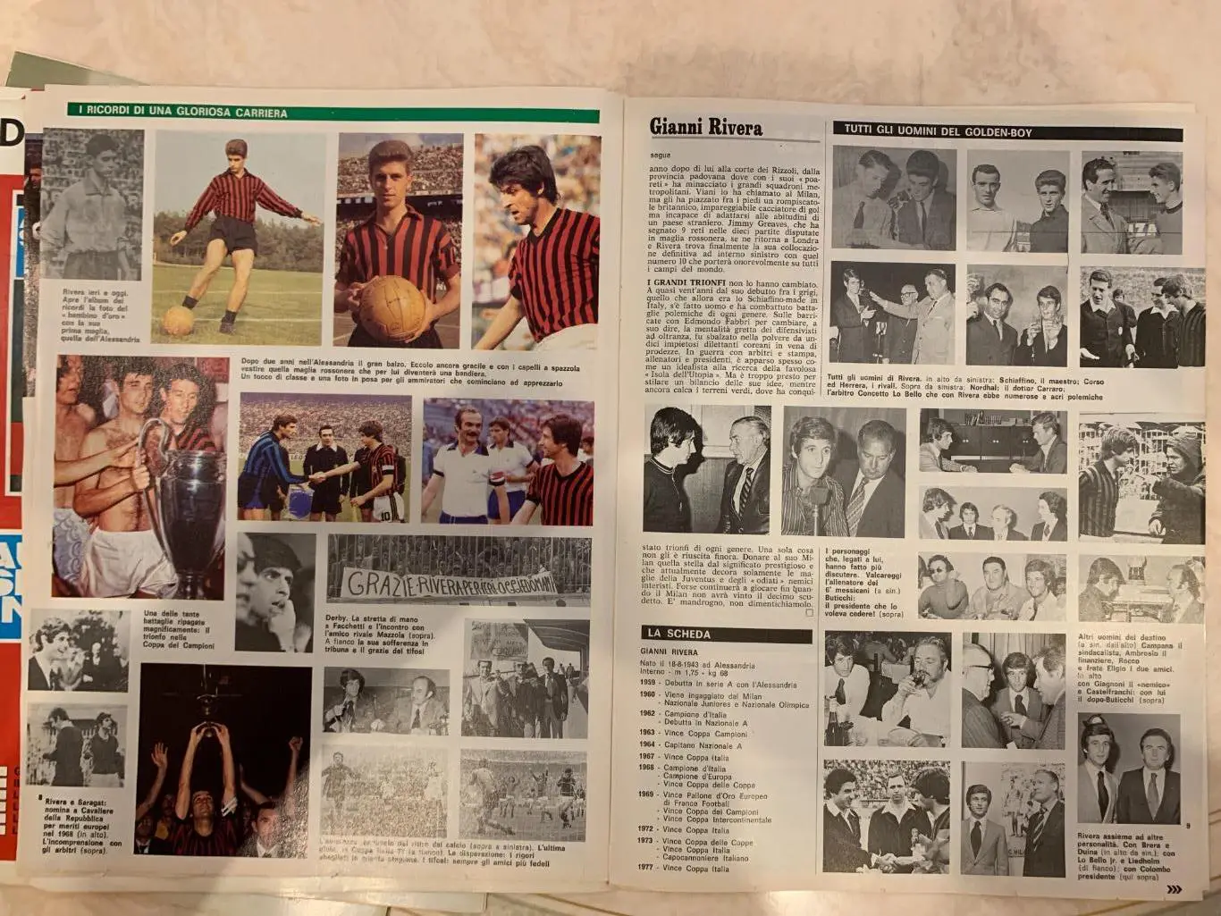 Guerin Sportivo представления Джани Ривера золотой мяч 2