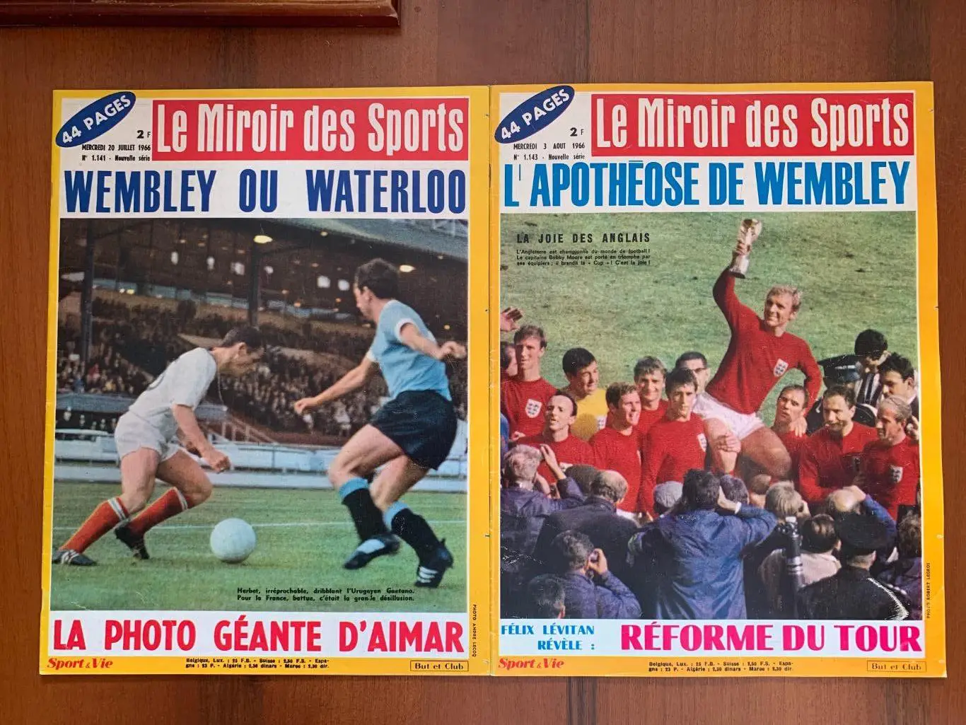 Чемпионат мира 1966-mirroir du sport