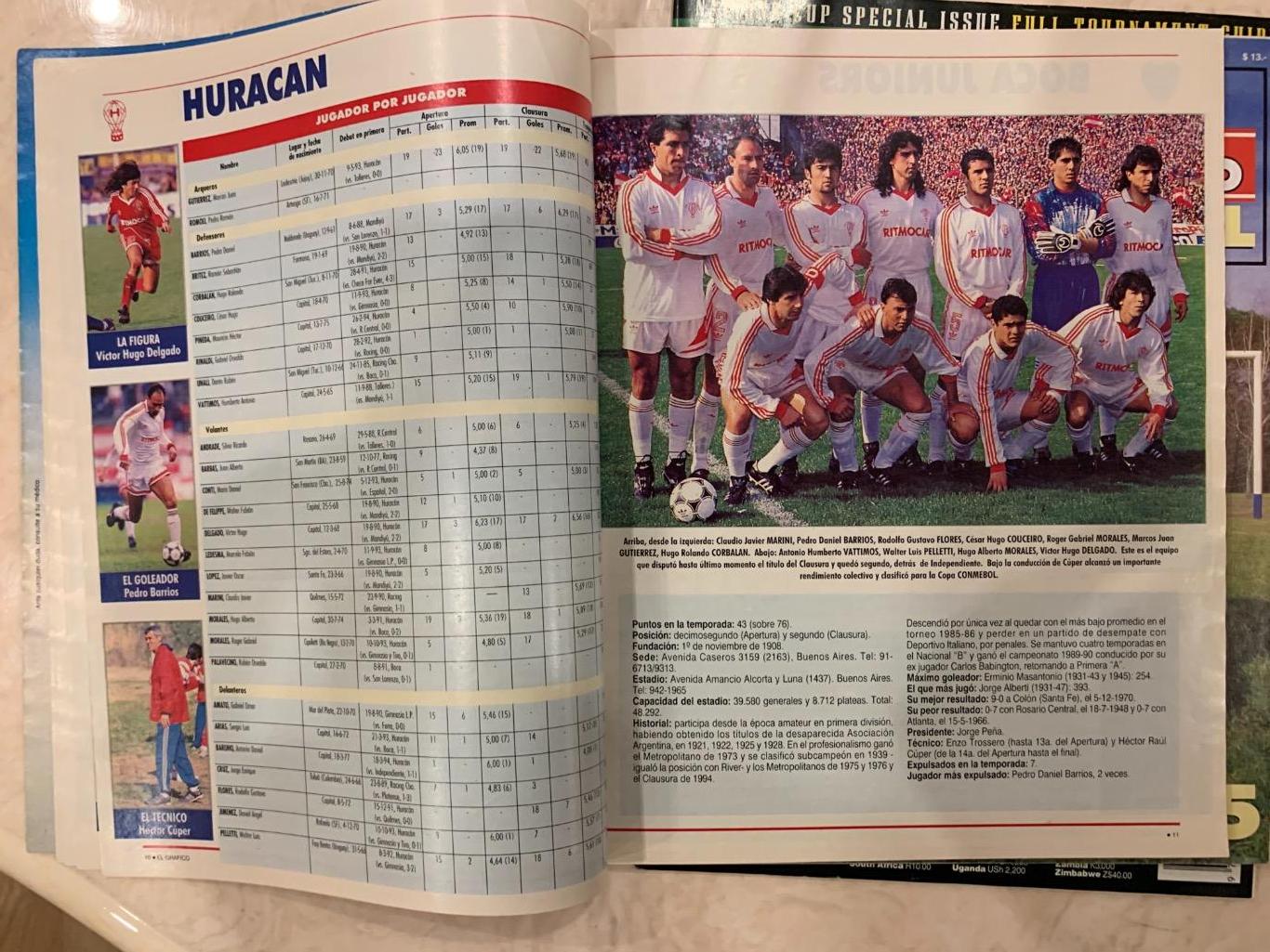 Чемпионат Аргентины 1993/94спецномер 4