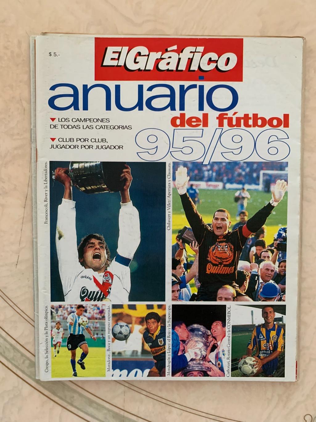 El Grafico чемпионат Аргентины 1995/96
