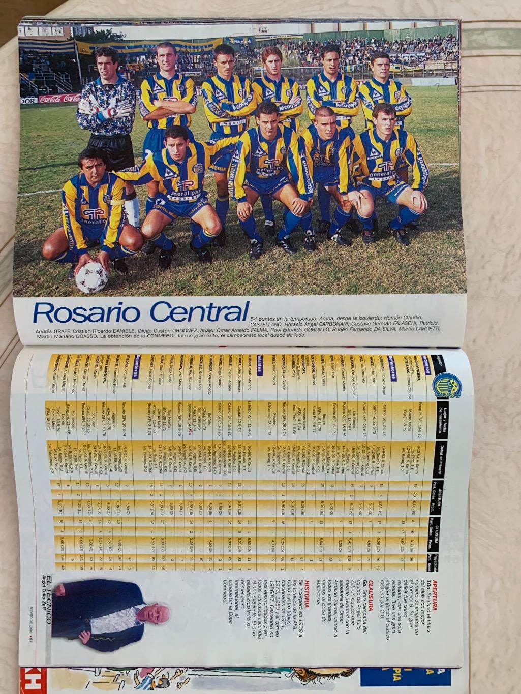 El Grafico чемпионат Аргентины 1995/96 4