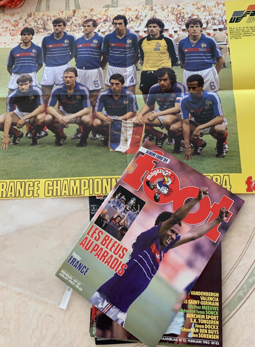 Foot Бельгия -Франция чемпион Европы 1984 1