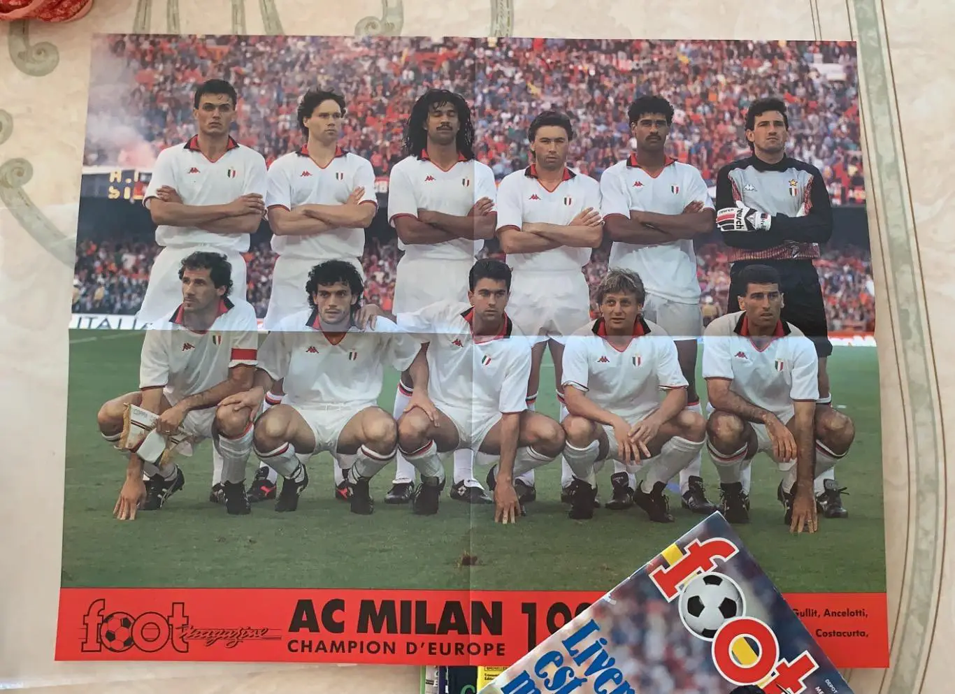 Foot Бельгия -кубок чемпионов Милан 1989 1