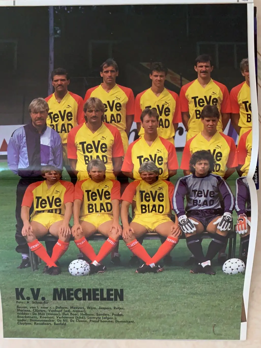 Foot Бельгия - Мехелен 1987 1
