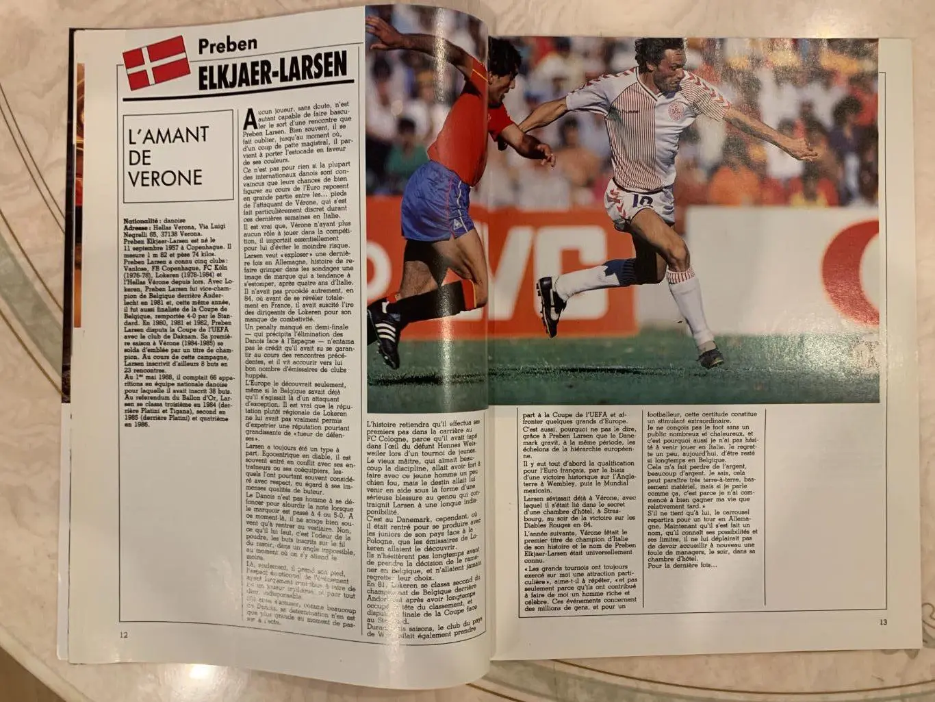 Foot Бельгия - чемпионат Европы 1988 2