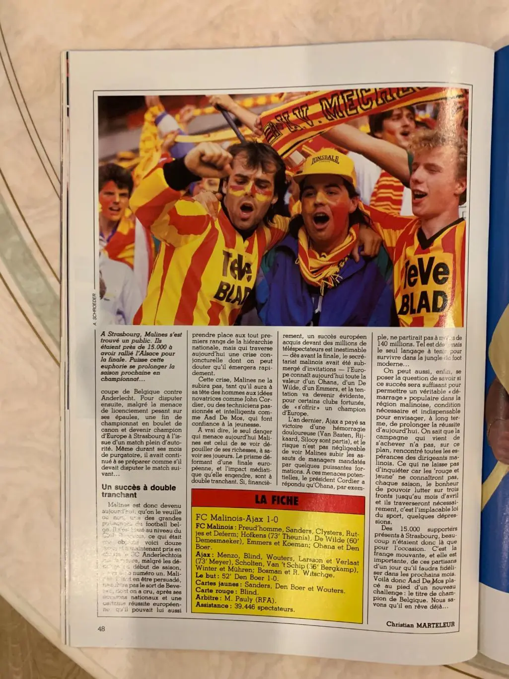 Foot Бельгия - чемпионат Европы 1988 7