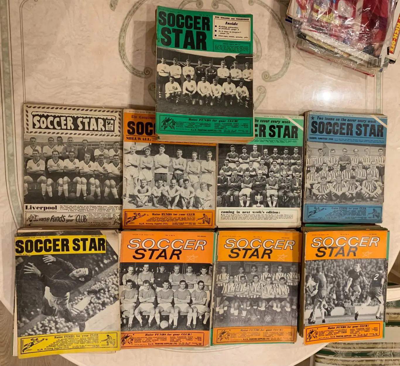 Soccer star 1958,59,60,61,62 63,64,65,66