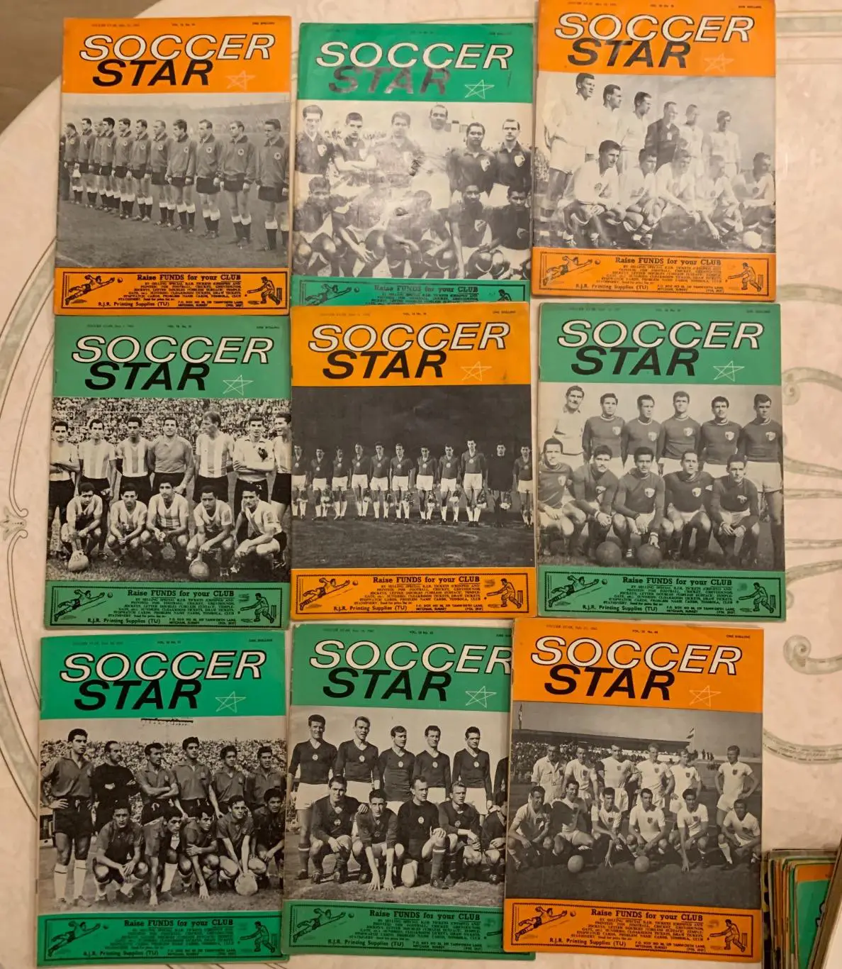 Soccer star 1958,59,60,61,62 63,64,65,66 5