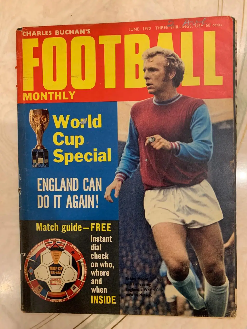 Football monthly1970- Представление участников чемпионата мира 1970