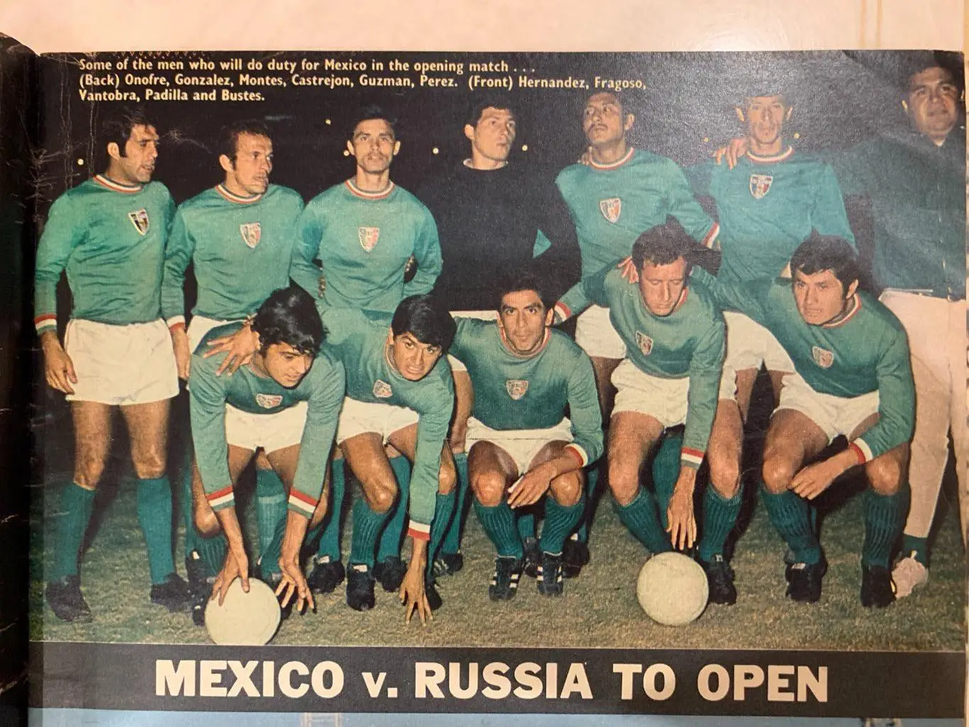 Football monthly1970- Представление участников чемпионата мира 1970 3