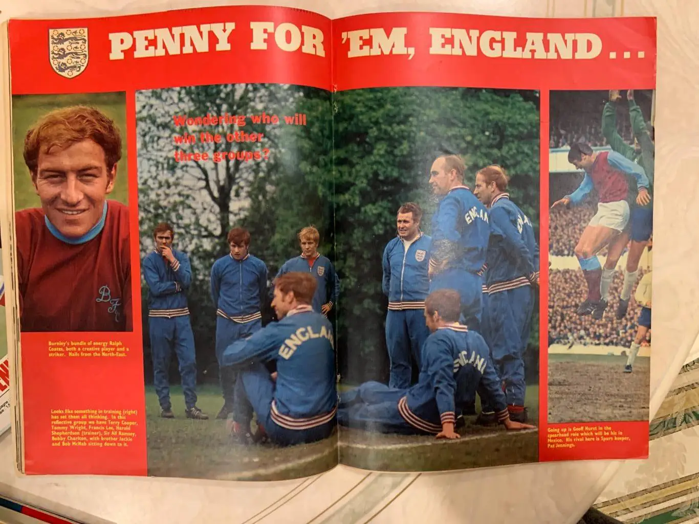 Football monthly1970- Представление участников чемпионата мира 1970 6