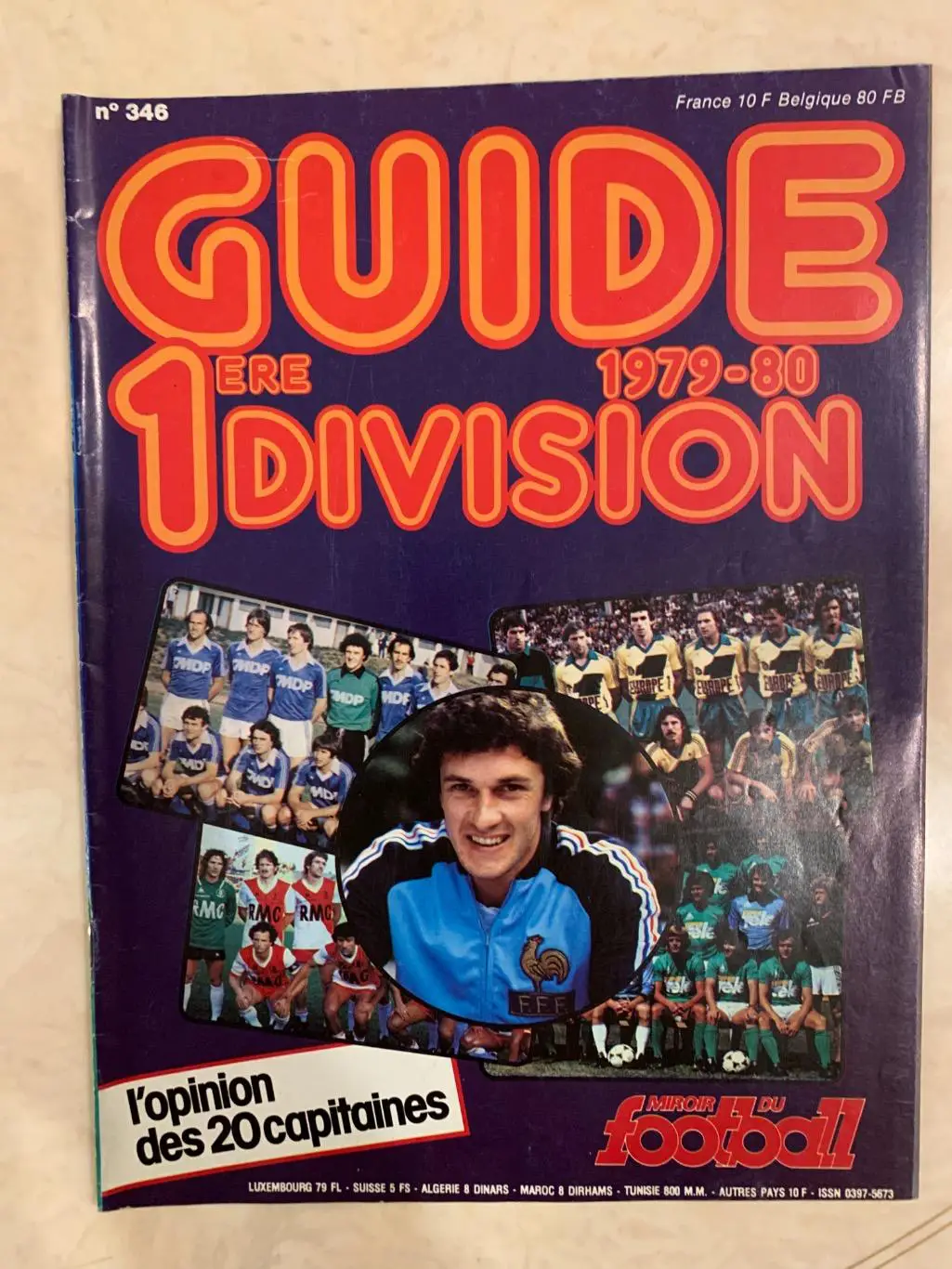 Mirror du football- представление участников чемпионата Франции 1979/80
