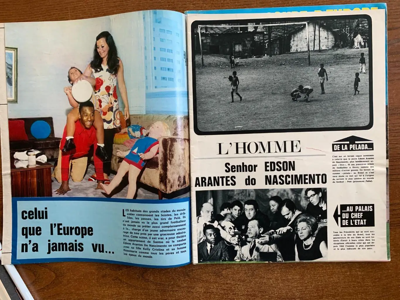 Mirror du football- 1970 представление Бразилии и Пеле