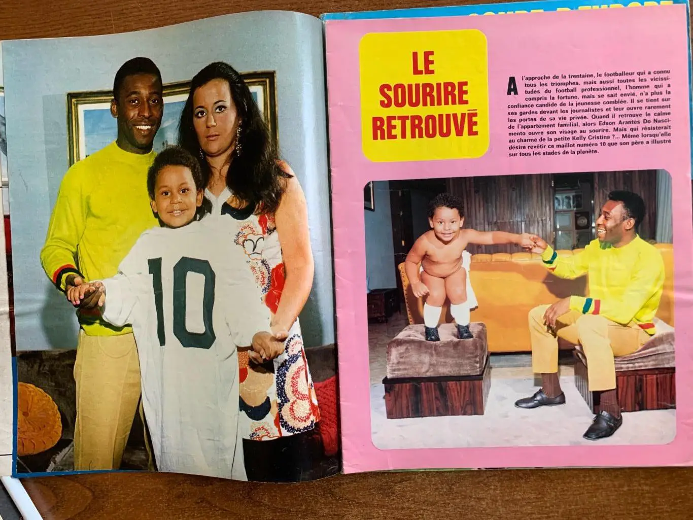 Mirror du football- 1970 представление Бразилии и Пеле 1