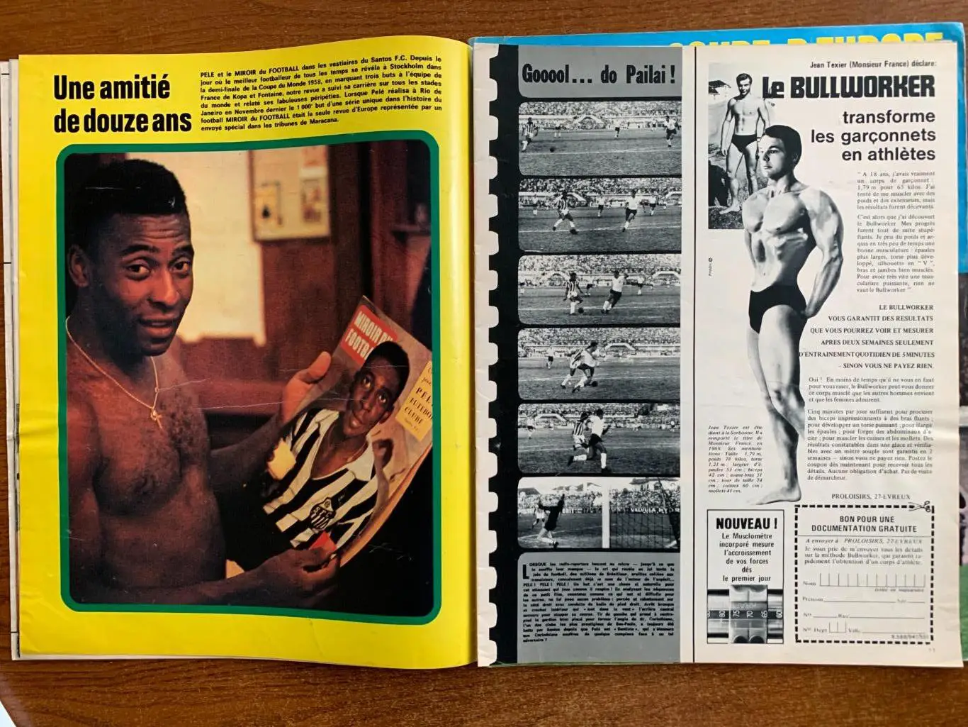 Mirror du football- 1970 представление Бразилии и Пеле 3