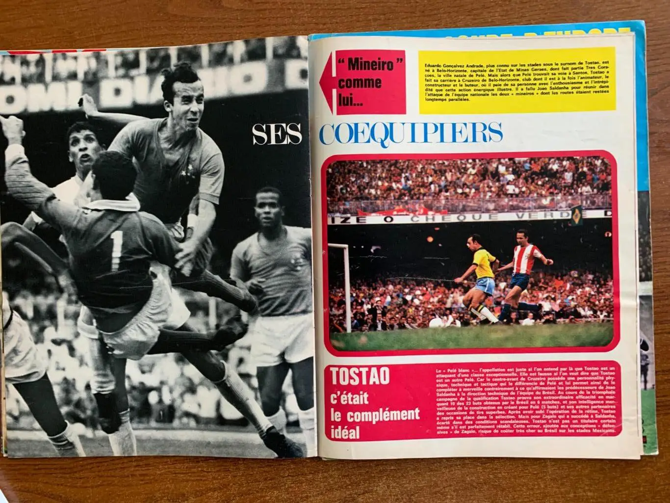 Mirror du football- 2-1970 представление Бразилии и Пеле 1