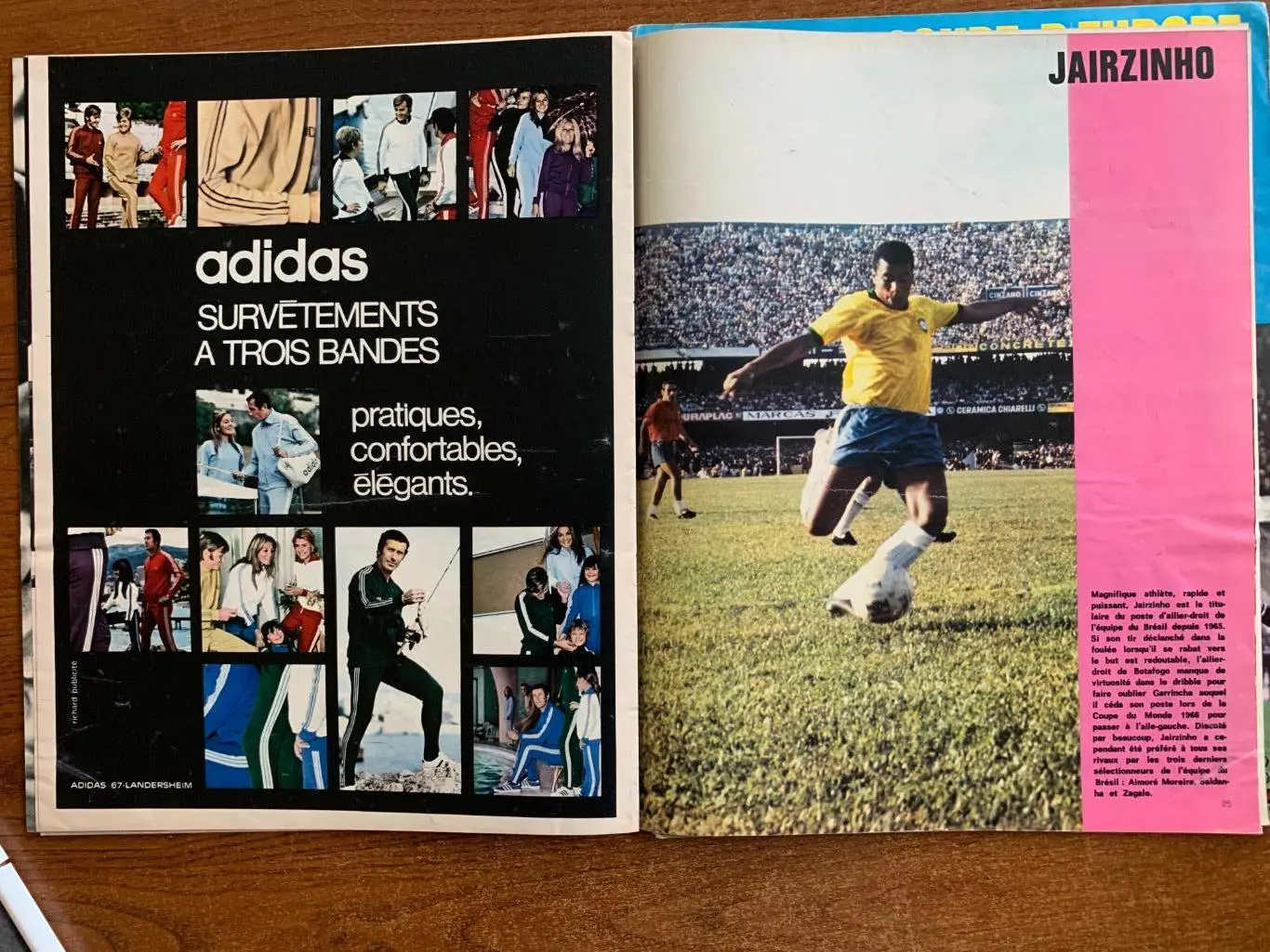 Mirror du football- 2-1970 представление Бразилии и Пеле 3