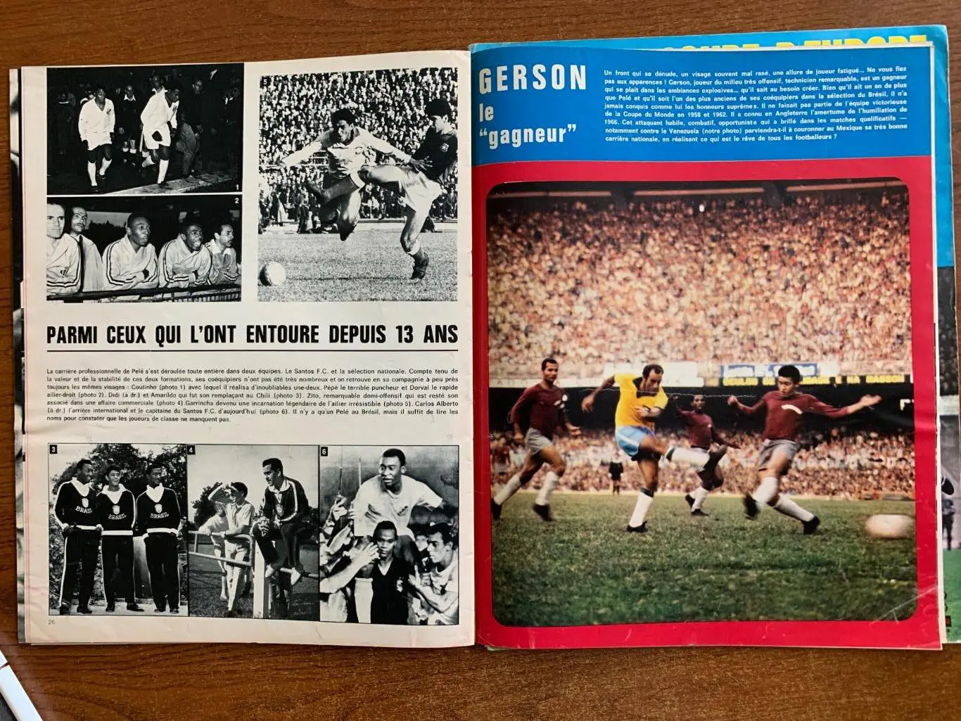 Mirror du football- 2-1970 представление Бразилии и Пеле 4