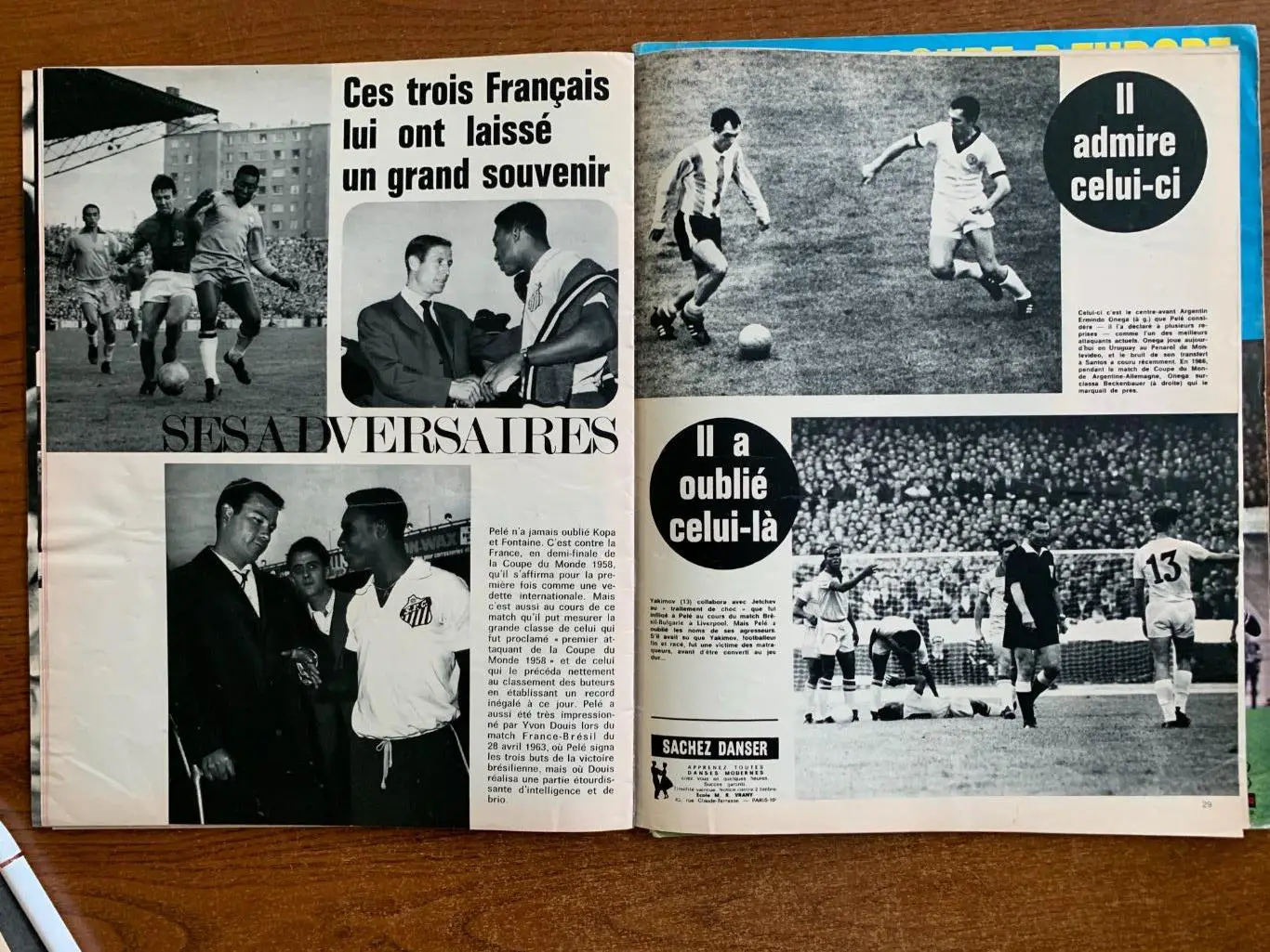 Mirror du football- 2-1970 представление Бразилии и Пеле 5