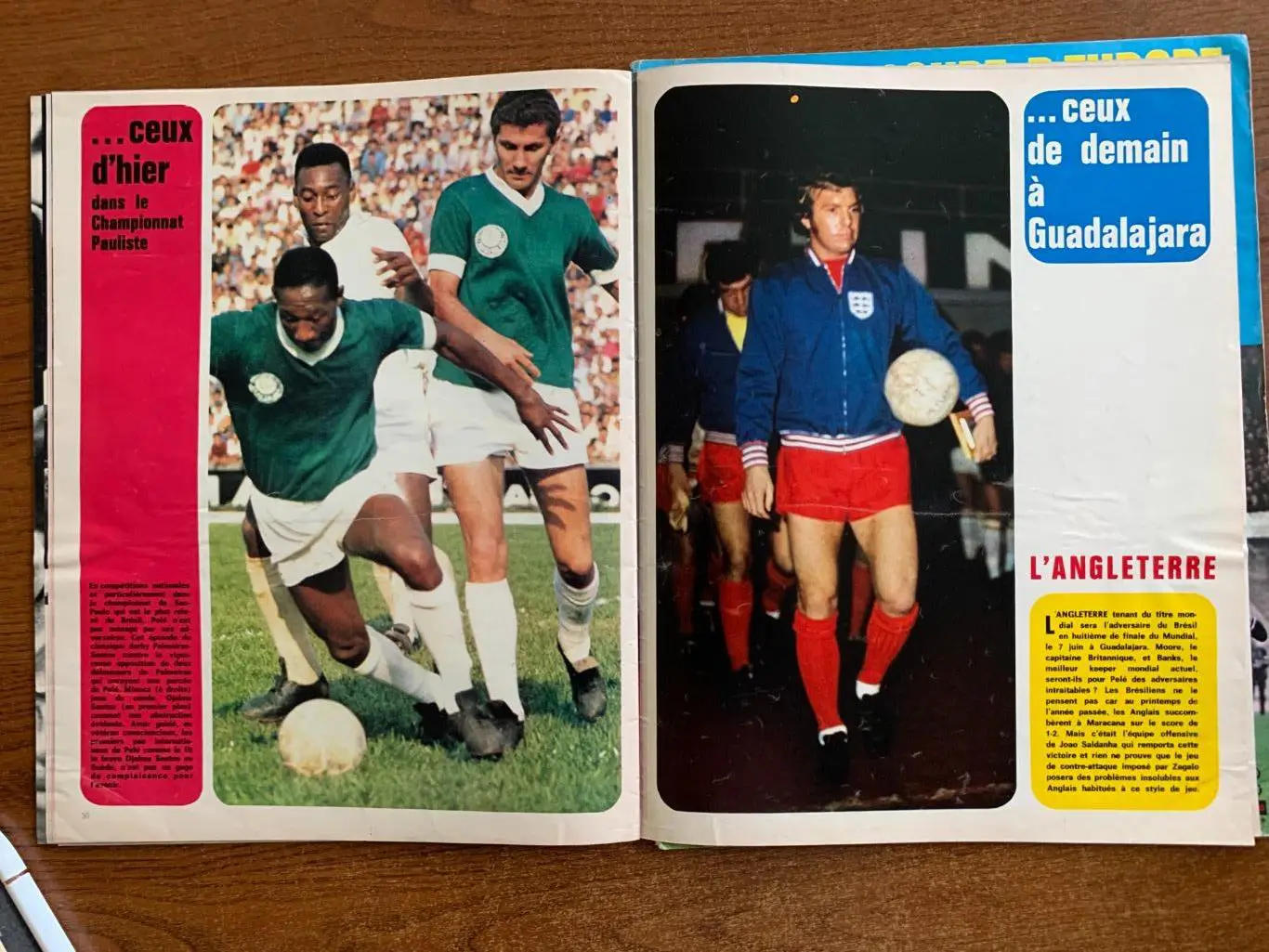 Mirror du football- 2-1970 представление Бразилии и Пеле 6