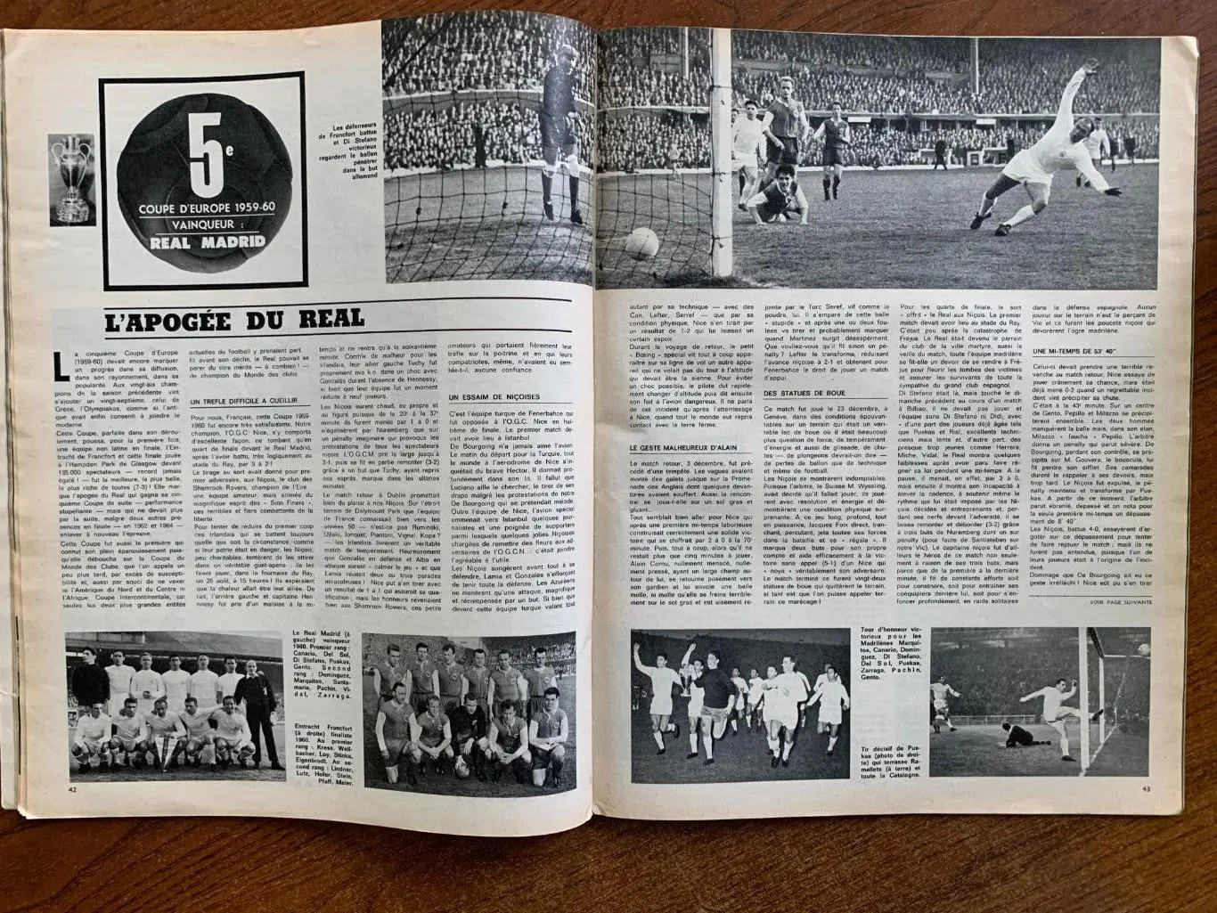 Football magazine-10 кубков чемпионов! Реал-бенфика 4