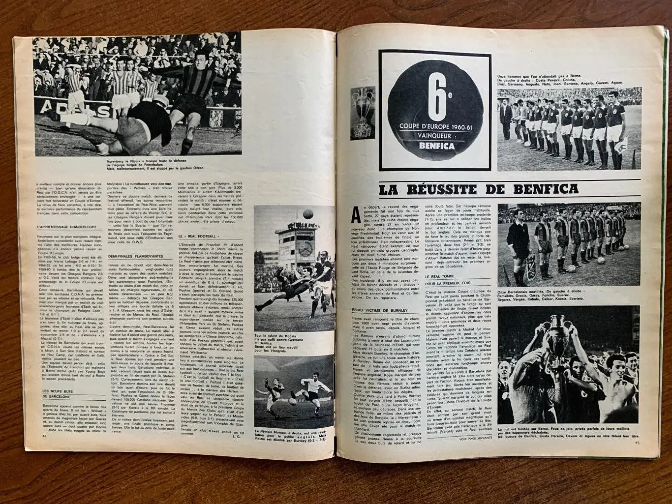 Football magazine-10 кубков чемпионов! Реал-бенфика 5