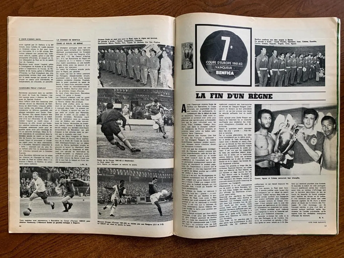 Football magazine-10 кубков чемпионов! Реал-бенфика 6