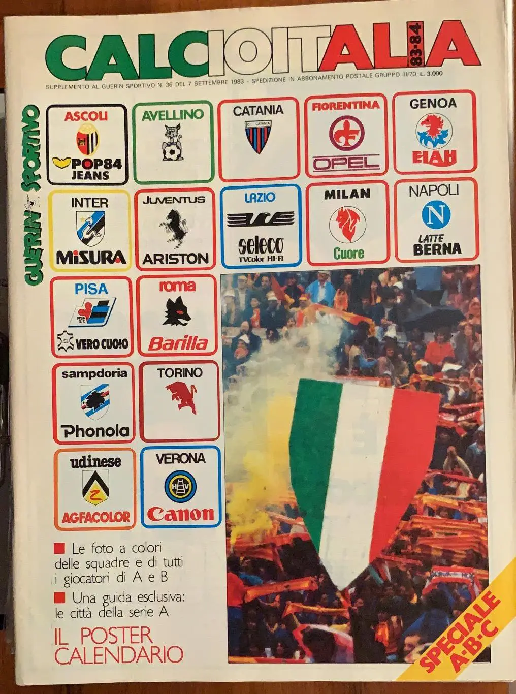 Calcio Italia Guerin Sportivo 1975-2000!просмотр! 1