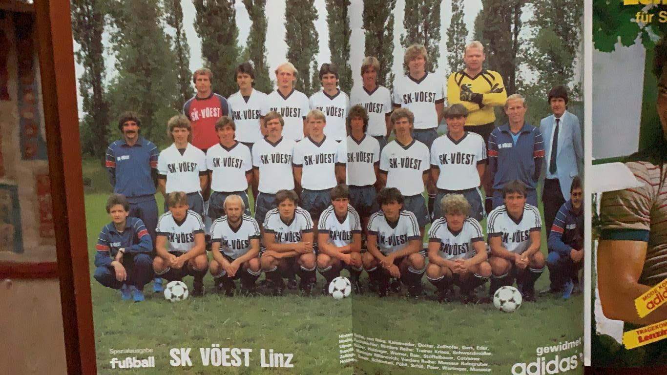 Fuzball Австрия представление участников 1983/84 6