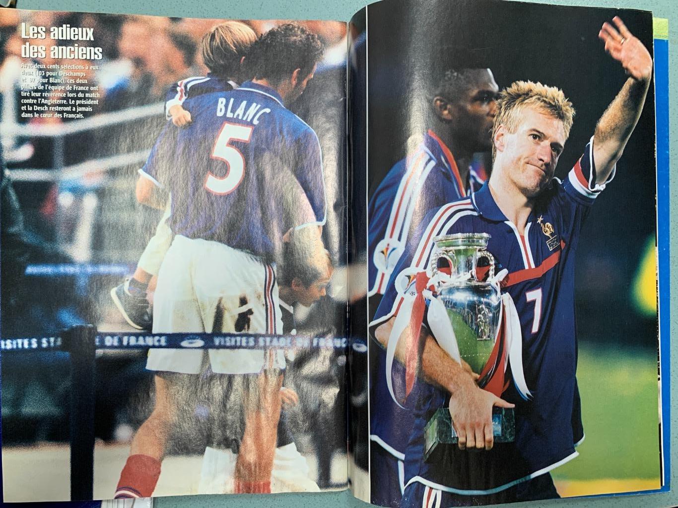 Bleu blank foot-Франция чемпионат Европы 2000 1