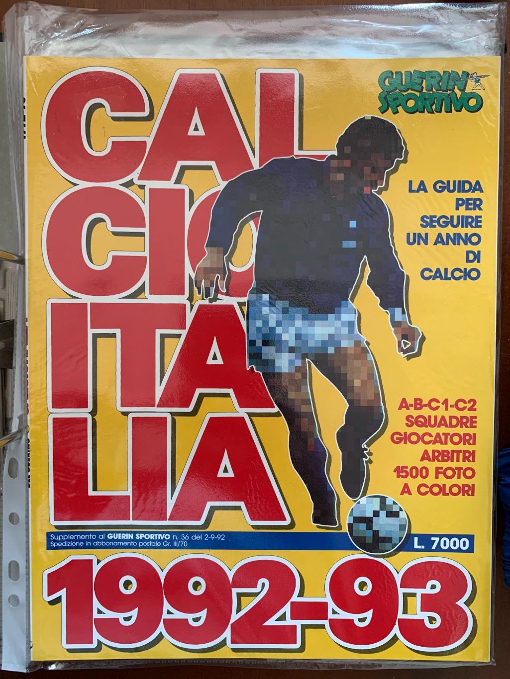 Guerin Sportivo Calcio Italia 1992/93 представление участников!